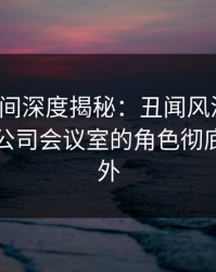 秘语空间深度揭秘：丑闻风波背后，明星在公司会议室的角色彻底令人意外